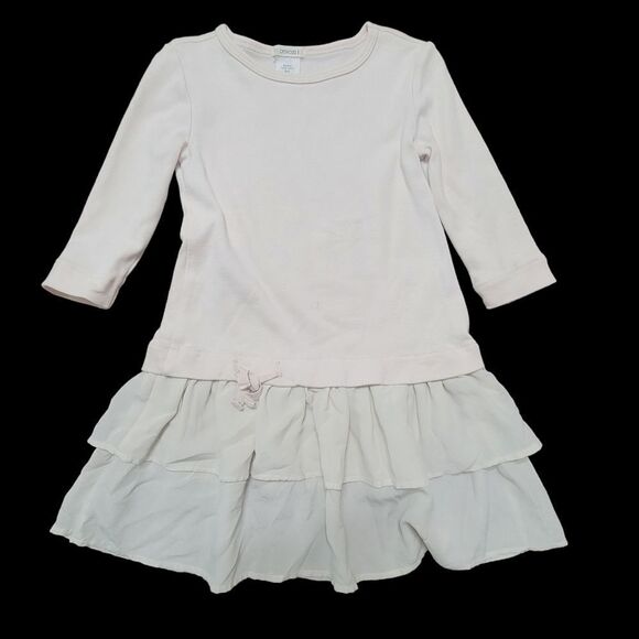 Crewcuts long sleeve cream dress - Picture 1 of 4